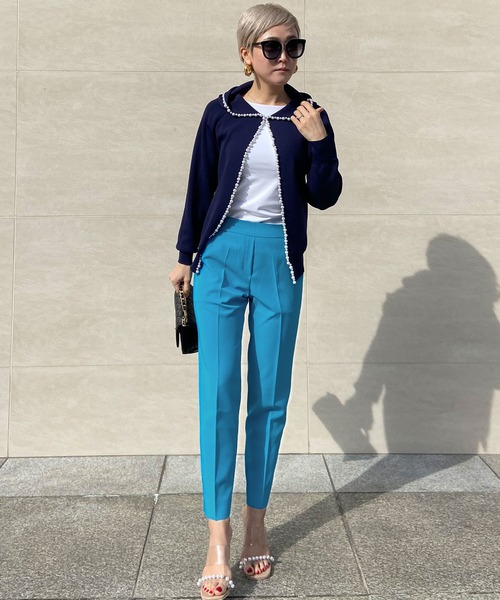 JENNE（ジェンヌ）の「サマースラックスパンツ（スラックス・レディース・ネイビー/ブルー/ラベンダー・SMALL/X-SMALL/MEDIUM/LARGE）」の3枚目の写真