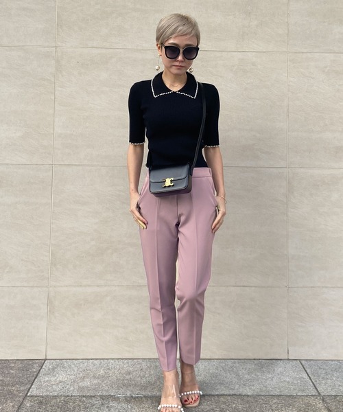 JENNE（ジェンヌ）の「サマースラックスパンツ（スラックス・レディース・ネイビー/ブルー/ラベンダー・SMALL/X-SMALL/MEDIUM/LARGE）」の5枚目の写真