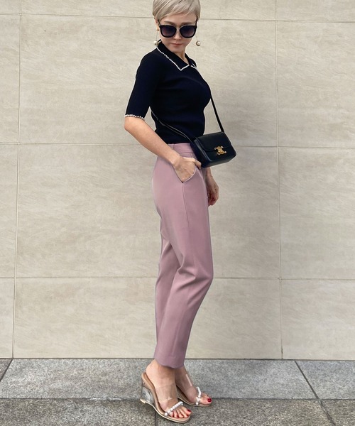 JENNE（ジェンヌ）の「サマースラックスパンツ（スラックス・レディース・ネイビー/ブルー/ラベンダー・SMALL/X-SMALL/MEDIUM/LARGE）」の6枚目の写真