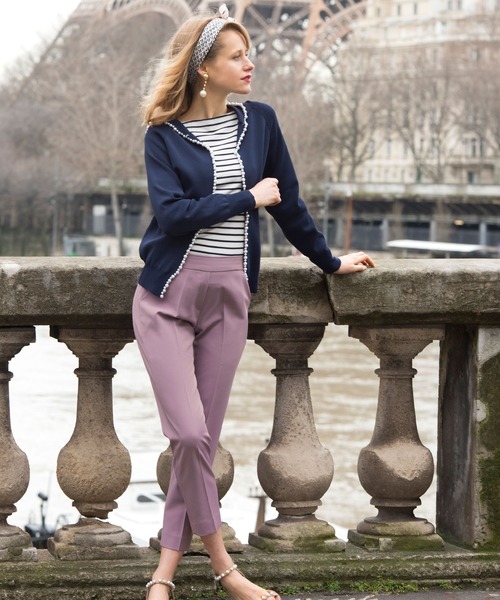 JENNE（ジェンヌ）の「サマースラックスパンツ（スラックス・レディース・ネイビー/ブルー/ラベンダー・SMALL/X-SMALL/MEDIUM/LARGE）」の8枚目の写真