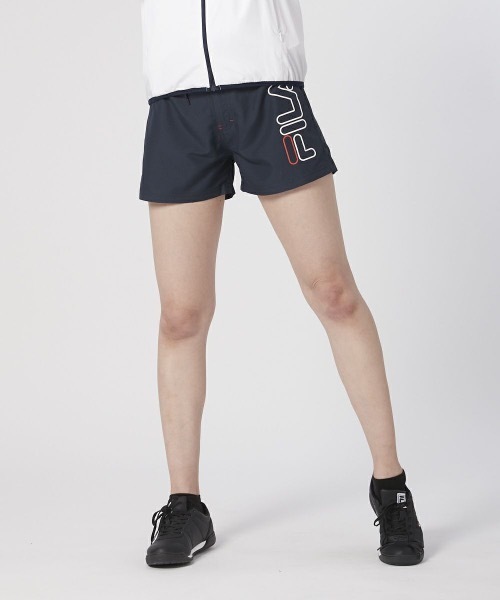 FILA(フィラ)の「【FILA/フィラ】レディースロゴプリントボードショーツ / UPF50+(その他パンツ・レディース・ブラック/ネイビー/カーキ・MEDIUM/LARGE)」の2枚目の写真