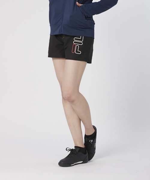 FILA(フィラ)の「【FILA/フィラ】レディースロゴプリントボードショーツ / UPF50+(その他パンツ・レディース・ブラック/ネイビー/カーキ・MEDIUM/LARGE)」の4枚目の写真