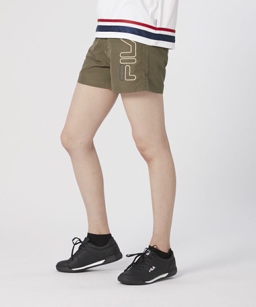 FILA(フィラ)の「【FILA/フィラ】レディースロゴプリントボードショーツ / UPF50+(その他パンツ・レディース・ブラック/ネイビー/カーキ・MEDIUM/LARGE)」の8枚目の写真