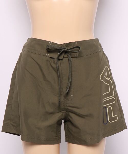 FILA(フィラ)の「【FILA/フィラ】レディースロゴプリントボードショーツ / UPF50+(その他パンツ・レディース・ブラック/ネイビー/カーキ・MEDIUM/LARGE)」の10枚目の写真
