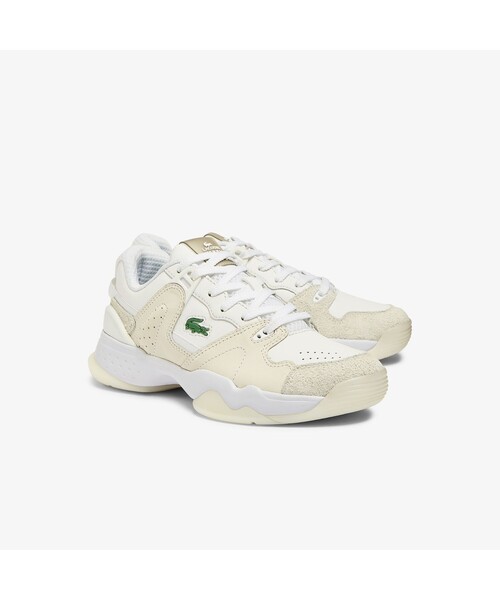 LACOSTE（ラコステ）の「ウィメンズ T-POINT 0721 1 G（スニーカー・レディース・オフホワイト/ホワイト/ネイビー/トリコロール/ブラック・23.5cm/24.0cm/22.5cm/24.5cm/23.0cm）」の2枚目の写真