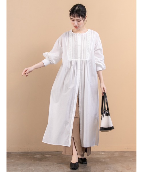 fifth（フィフス）の「ウエストゴムセンタースリットセミフレアパンツ（その他パンツ・レディース・アイボリー/ラベンダー/モカ・MEDIUM）」の14枚目の写真