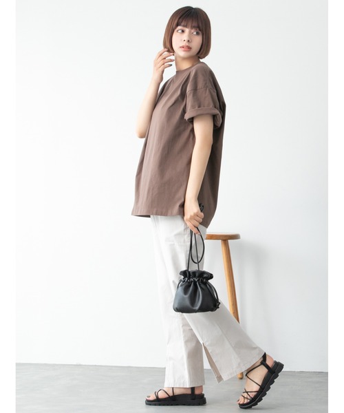 fifth（フィフス）の「ウエストゴムセンタースリットセミフレアパンツ（その他パンツ・レディース・アイボリー/ラベンダー/モカ・MEDIUM）」の13枚目の写真