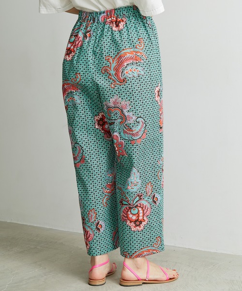 cardo fabrica（カルドファブリカ）の「アフリカンバティックテーパードイージーパンツ（その他パンツ・レディース・グレー/グリーン・FREE）」の10枚目の写真