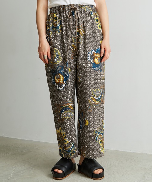 cardo fabrica アフリカンバティックテーパードイージーパンツ cardo fabrica アフリカンバティックテーパードイージーパンツ