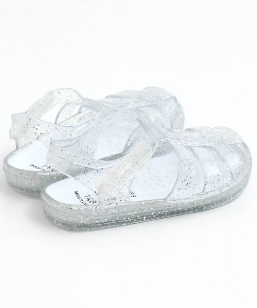 apres les cours(アプレレクール)の「/クリアラメサンダル(サンダル・キッズ・シルバー/ブラウン/ピンク・16/18/19/14/17/15 )」の8枚目の写真