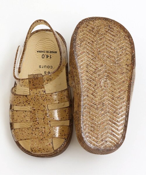 apres les cours(アプレレクール)の「/クリアラメサンダル(サンダル・キッズ・シルバー/ブラウン/ピンク・16/18/19/14/17/15 )」の13枚目の写真