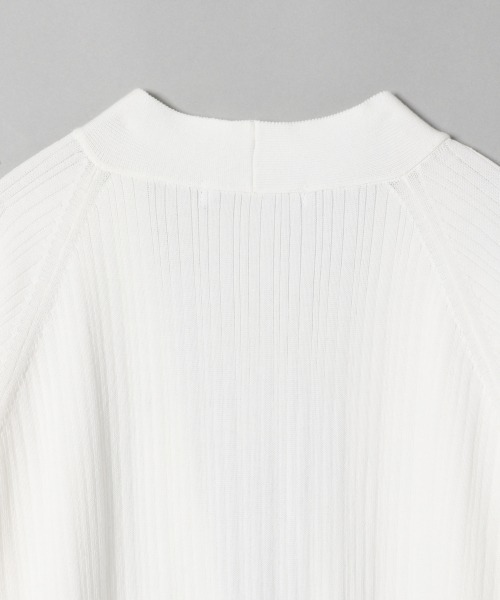 JEANASIS(ジーナシス)の「14GフレアロングVカーディガン/943432(カーディガン/ボレロ・レディース・ホワイト/ブラック/グレイッシュベージュ・FREE)」の5枚目の写真