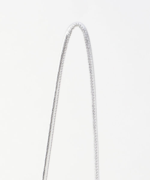 NOLLEY’S（ノーリーズ）の「ミニ巾着ショルダー（ショルダーバッグ・レディース・シルバー・FREE）」の4枚目の写真