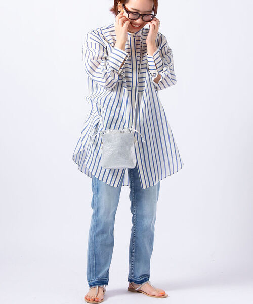 NOLLEY’S（ノーリーズ）の「ミニ巾着ショルダー（ショルダーバッグ・レディース・シルバー・FREE）」の11枚目の写真