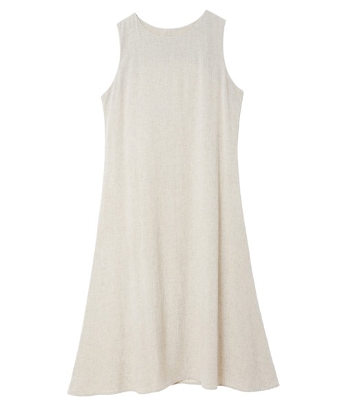リネン混セミフレアノースリワンピース ワンピース Fifth フィフス のファッション ワンピース ももちレコメンド