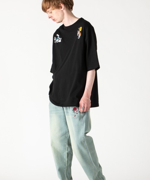 rehacer（レアセル）の「rehacer : The Moon Viewing on Wide Body / ザ.ムーンビューイング オン ワイドボディー（Tシャツ/カットソー・メンズ・ホワイト/ブラック/グレー/カーキ/ネイビー/ベージュ・SMALL/MEDIUM/LARGE/X-LARGE）」の10枚目の写真