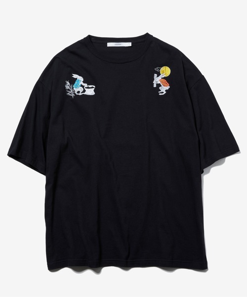 rehacer（レアセル）の「rehacer : The Moon Viewing on Wide Body / ザ.ムーンビューイング オン ワイドボディー（Tシャツ/カットソー・メンズ・ホワイト/ブラック/グレー/カーキ/ネイビー/ベージュ・SMALL/MEDIUM/LARGE/X-LARGE）」の7枚目の写真