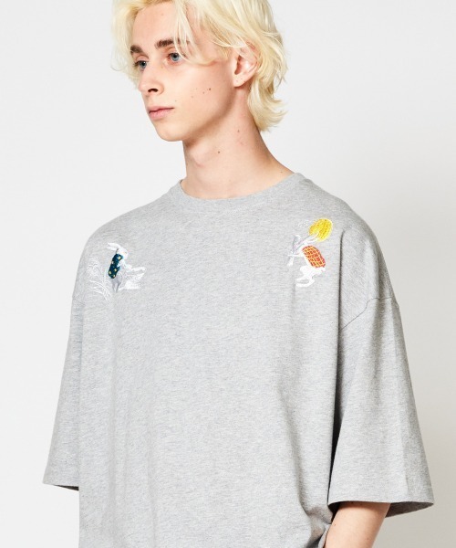 rehacer（レアセル）の「rehacer : The Moon Viewing on Wide Body / ザ.ムーンビューイング オン ワイドボディー（Tシャツ/カットソー・メンズ・ホワイト/ブラック/グレー/カーキ/ネイビー/ベージュ・SMALL/MEDIUM/LARGE/X-LARGE）」の18枚目の写真