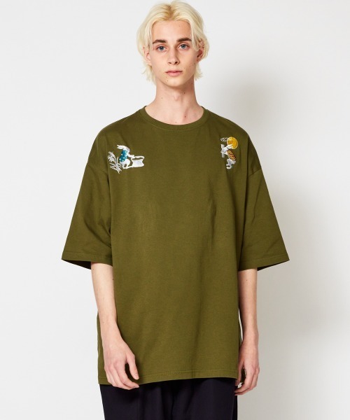 rehacer（レアセル）の「rehacer : The Moon Viewing on Wide Body / ザ.ムーンビューイング オン ワイドボディー（Tシャツ/カットソー・メンズ・ホワイト/ブラック/グレー/カーキ/ネイビー/ベージュ・SMALL/MEDIUM/LARGE/X-LARGE）」の21枚目の写真