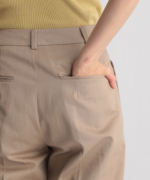 Andemiu（アンデミュウ）の「ハイウエストチノパンツ938601（チノパンツ・レディース・ブラック/ベージュ・SMALL/MEDIUM）」の4枚目の写真