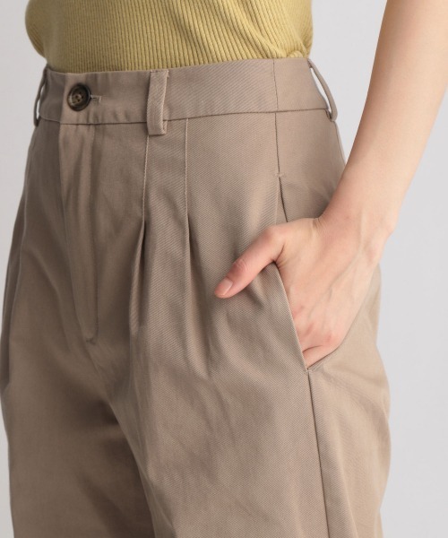 Andemiu（アンデミュウ）の「ハイウエストチノパンツ938601（チノパンツ・レディース・ブラック/ベージュ・SMALL/MEDIUM）」の11枚目の写真