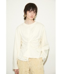 THROW TWIST DRAPE TOPS ツイスト ドレープ トップス