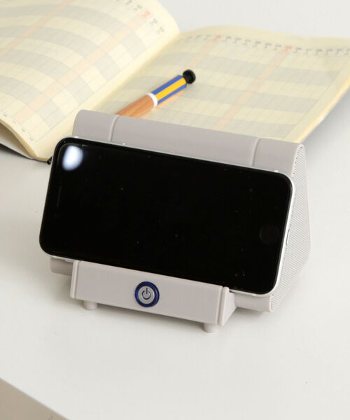 Afternoon Tea(アフタヌーンティー)の「スマートフォン置くだけスピーカー(スピーカー)」|グレー