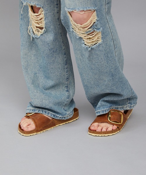 BIRKENSTOCK（ビルケンシュトック）の「BIRKENSTOCK / ビルケンシュトック MADRID BIG BUCKLE コンフォートサンダル/ビックバックル（サンダル・メンズ・ブラック/ブラウン/ブラック系その他/チョコ/レンガ・40/38/39/37/41/42/36）」の13枚目の写真