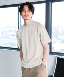 GLOBAL WORK | ニットソー切替Tee/940168(Tシャツ/カットソー)