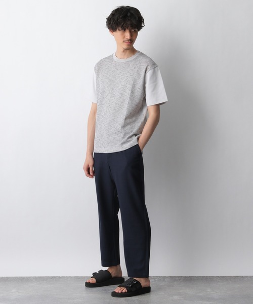 GLOBAL WORK(グローバルワーク)の「ニットソー切替Tee/940168(Tシャツ/カットソー・メンズ・ダークブラウン/ベージュ/ネイビー/グレー系その他4・SMALL/MEDIUM/LARGE/X-LARGE)」の16枚目の写真
