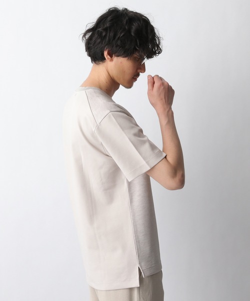 GLOBAL WORK(グローバルワーク)の「ニットソー切替Tee/940168(Tシャツ/カットソー・メンズ・ダークブラウン/ベージュ/ネイビー/グレー系その他4・SMALL/MEDIUM/LARGE/X-LARGE)」の22枚目の写真