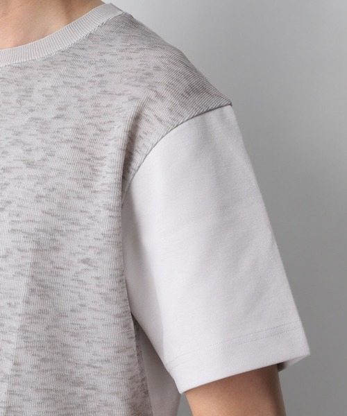 GLOBAL WORK(グローバルワーク)の「ニットソー切替Tee/940168(Tシャツ/カットソー・メンズ・ダークブラウン/ベージュ/ネイビー/グレー系その他4・SMALL/MEDIUM/LARGE/X-LARGE)」の13枚目の写真