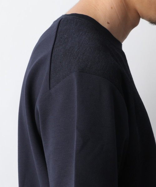 GLOBAL WORK(グローバルワーク)の「ニットソー切替Tee/940168(Tシャツ/カットソー・メンズ・ダークブラウン/ベージュ/ネイビー/グレー系その他4・SMALL/MEDIUM/LARGE/X-LARGE)」の7枚目の写真