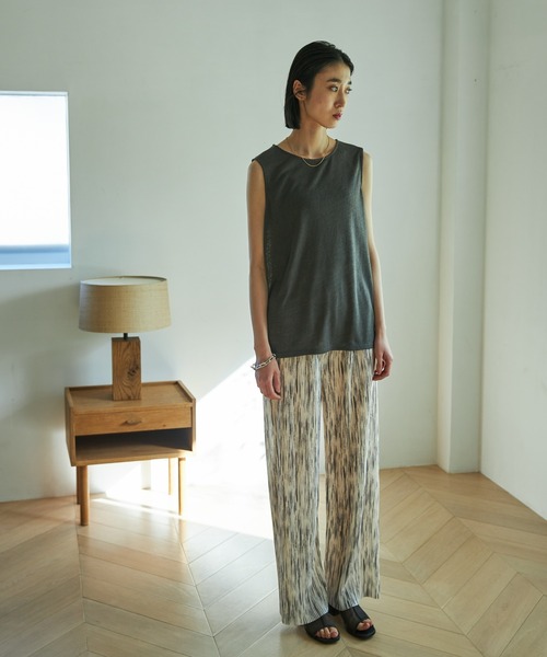 VACANCY（ヴァカンシー）の「バックオープンタンクトップ（タンクトップ・レディース・チャコールグレー/ブラウン/オレンジ・FREE）」の12枚目の写真