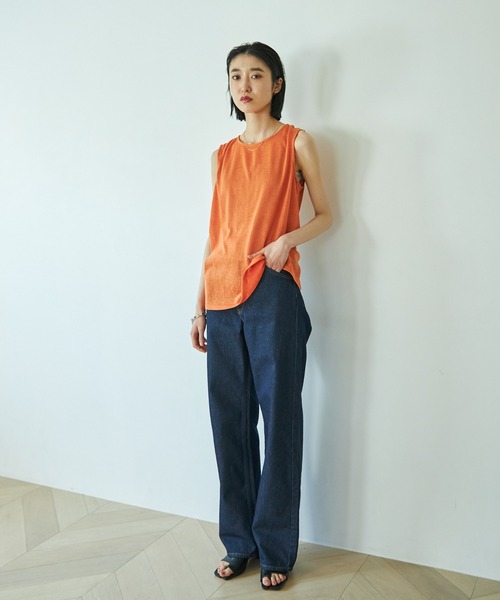 VACANCY（ヴァカンシー）の「バックオープンタンクトップ（タンクトップ・レディース・チャコールグレー/ブラウン/オレンジ・FREE）」の21枚目の写真