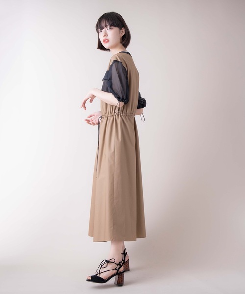 La SRIC(ラスリック)の「La SRIC / メッシュポケットZIPワンピース(ワンピース・レディース・ブラック/ブラウン系その他・38)」の14枚目の写真