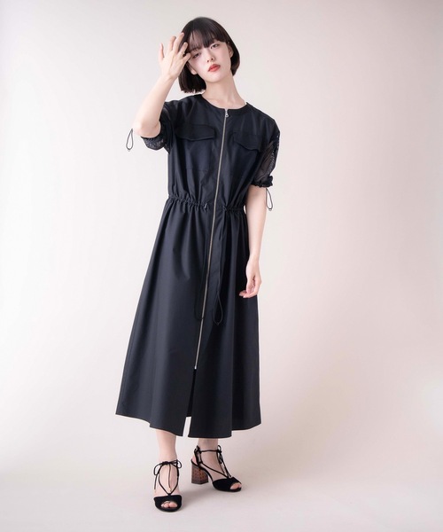 La SRIC(ラスリック)の「La SRIC / メッシュポケットZIPワンピース(ワンピース・レディース・ブラック/ブラウン系その他・38)」の13枚目の写真