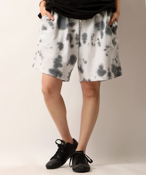 【RE730】ムラ染めサイドラインショートパンツ（その他パンツ）｜RE730（アールイーセブンサーティー）