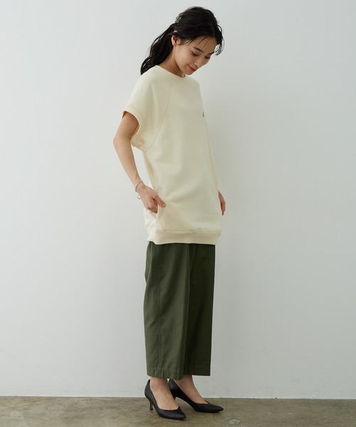 AMERICANA（アメリカーナ）の「【Americana(アメリカーナ)】アントウィッシュ裏毛ラグランノースリーブ（Tシャツ/カットソー・レディース・ライトグリーン/ブルー系その他/オレンジ系その他・FREE）」の8枚目の写真