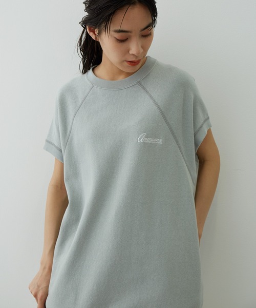 AMERICANA（アメリカーナ）の「【Americana(アメリカーナ)】アントウィッシュ裏毛ラグランノースリーブ（Tシャツ/カットソー・レディース・ライトグリーン/ブルー系その他/オレンジ系その他・FREE）」の22枚目の写真
