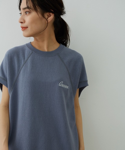 AMERICANA（アメリカーナ）の「【Americana(アメリカーナ)】アントウィッシュ裏毛ラグランノースリーブ（Tシャツ/カットソー・レディース・ライトグリーン/ブルー系その他/オレンジ系その他・FREE）」の11枚目の写真