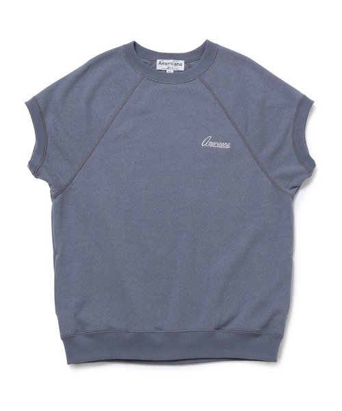 AMERICANA（アメリカーナ）の「【Americana(アメリカーナ)】アントウィッシュ裏毛ラグランノースリーブ（Tシャツ/カットソー・レディース・ライトグリーン/ブルー系その他/オレンジ系その他・FREE）」の13枚目の写真