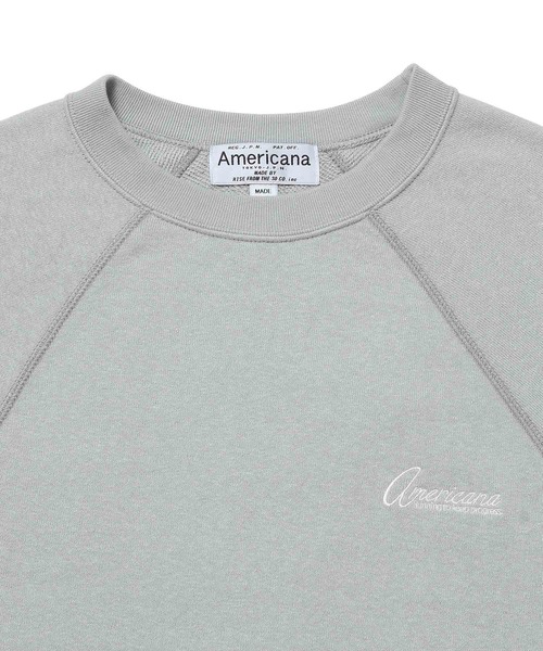 AMERICANA（アメリカーナ）の「【Americana(アメリカーナ)】アントウィッシュ裏毛ラグランノースリーブ（Tシャツ/カットソー・レディース・ライトグリーン/ブルー系その他/オレンジ系その他・FREE）」の10枚目の写真