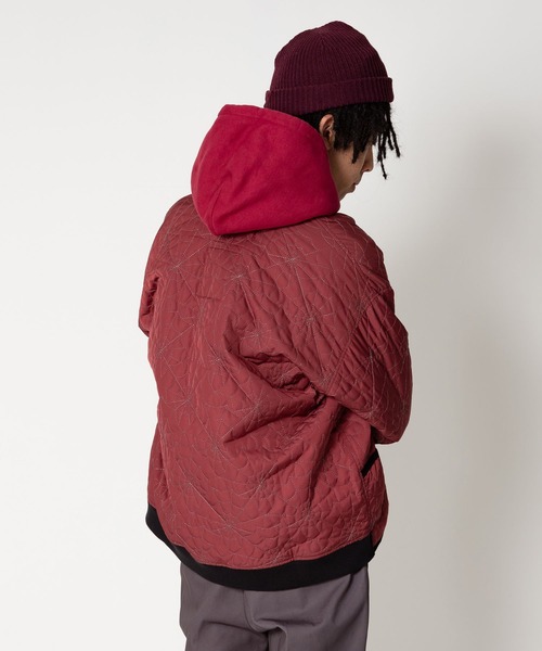 BEDWIN & THE HEARTBREAKERS（ベドウィン アンド ザ ハートブレイカーズ）の「DETACHABLE QUILTED LINER"JOSEPH"（MA-1・メンズ・バーガンディー/ブラック/ベージュ・LARGE/X-LARGE/MEDIUM）」の19枚目の写真