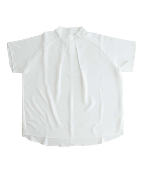 antiqua(アンティカ)の「ラグランスリーブブラウス(シャツ/ブラウス・レディース・ブラック/ミント/オフホワイト・FREE)」の13枚目の写真