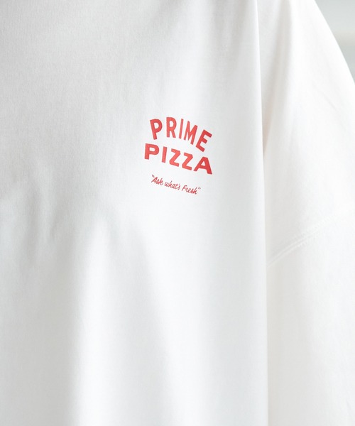 ROPE' PICNIC（ロペピクニック）の「【Prime PIZZA×ROPE' PICNIC】ビッグＴシャツ（Tシャツ/カットソー・レディース・グリーン/ダークグリーン/レッド/レッド系その他・38）」の9枚目の写真