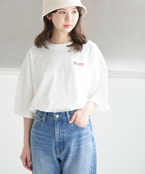 ROPE' PICNIC（ロペピクニック）の「【Prime PIZZA×ROPE' PICNIC】ビッグＴシャツ（Tシャツ/カットソー・レディース・グリーン/ダークグリーン/レッド/レッド系その他・38）」の15枚目の写真