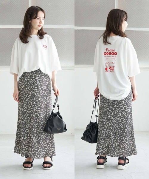 ROPE' PICNIC（ロペピクニック）の「【Prime PIZZA×ROPE' PICNIC】ビッグＴシャツ（Tシャツ/カットソー・レディース・グリーン/ダークグリーン/レッド/レッド系その他・38）」の16枚目の写真