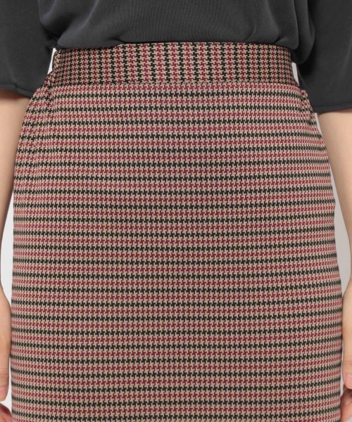 JEANASIS（ジーナシス）の「ジャガードチェックナロースカート/959365（スカート・レディース・ブラウン系その他/ブルー系その他/ホワイト系その他・FREE）」の14枚目の写真