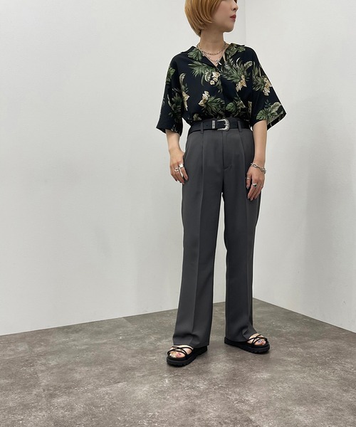 apres jour mignon（アプレジュールミニョン）の「アロハシャツ【ZOZOTOWN限定アイテム】（シャツ/ブラウス・レディース・アイボリー/ブラック/ネイビー・フリー/X-LARGE）」の15枚目の写真